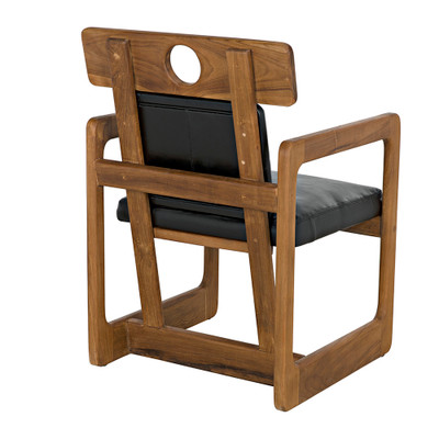 Noir Buraco Arm Chair - Teak
