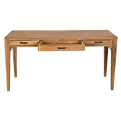 Noir Ambrose Desk - Bleached Teak