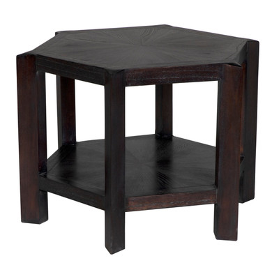 Noir Yehuda Large Side Table - Sombre Finish