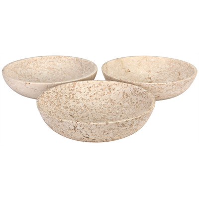 Noir Marble Bowls - Set Of 3