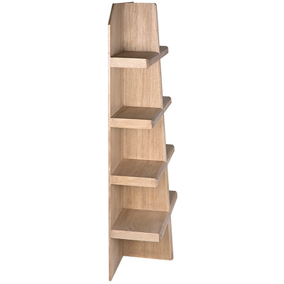 Noir Pearce Bookcase - Washed Walnut