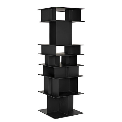 Noir Pisa Shelf - Black Steel