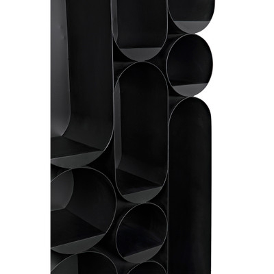 Noir Atomic Bookcase - Metal