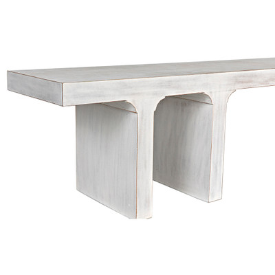 Noir Kir Bench - White Wash