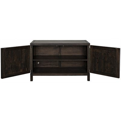 Noir Quadrant 2 Door Sideboard - Ebony Walnut