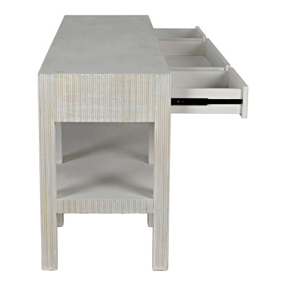 Noir Conrad Console - White Wash