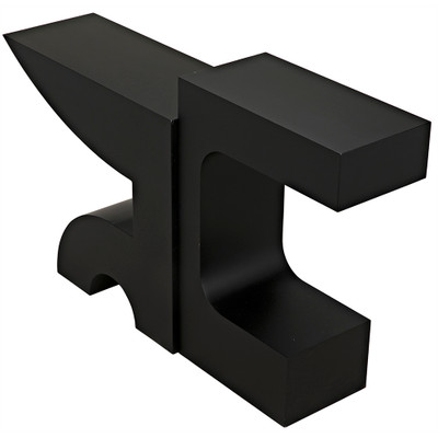 Noir Shiba Console - Black Steel