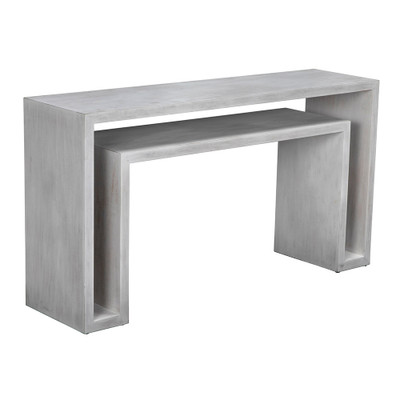 Noir Caine Console - White Wash