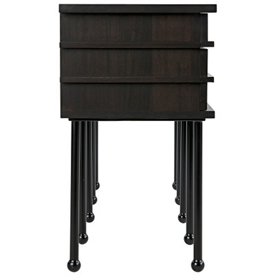 Noir Oliver Console - Ebony Walnut