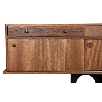 Noir Wolf Sideboard - Dark Walnut