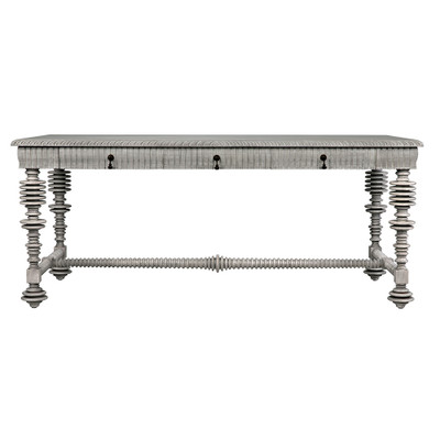 Noir Portuguese Desk - Distressed Grey