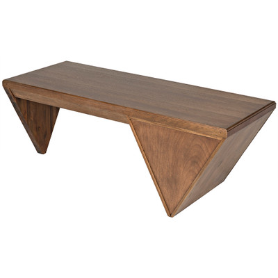 Noir Tetramo Desk - Dark Walnut