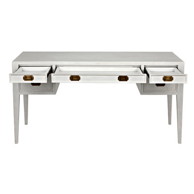 Noir Africa Desk - White Wash