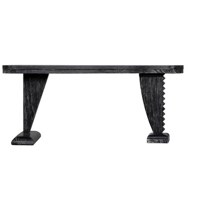 Noir Zigmund Desk - Cinder Black