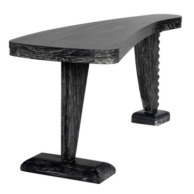 Noir Zigmund Desk - Cinder Black