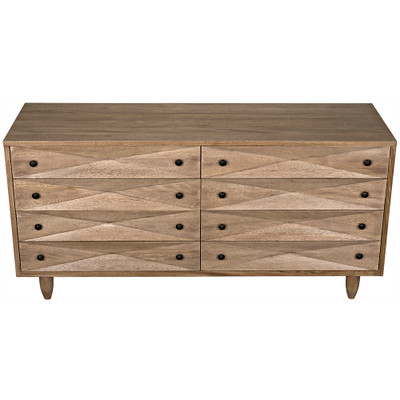 Noir Diamond Double Chest - Washed Walnut