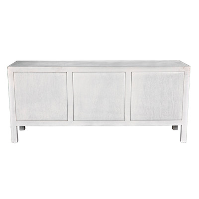 Noir Conrad 9 Drawer Dresser - White Wash