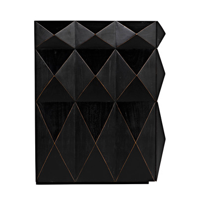 Noir Allegra Dresser - Hand Rubbed Black