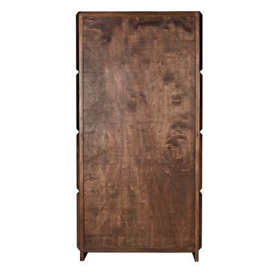 Noir Collins Hutch - Dark Walnut