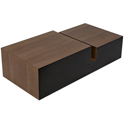 Noir Nido Coffee Table - Black Steel