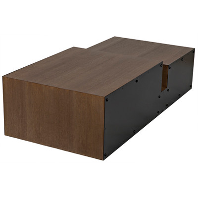 Noir Nido Coffee Table - Black Steel