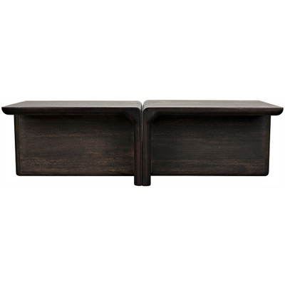 Noir Hagen Coffee Table - Ebony Walnut