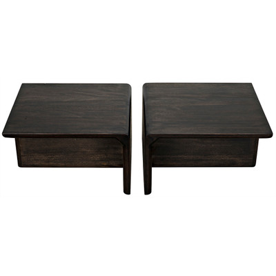 Noir Hagen Coffee Table - Ebony Walnut