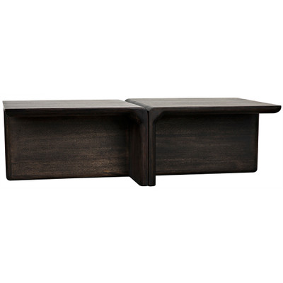 Noir Hagen Coffee Table - Ebony Walnut