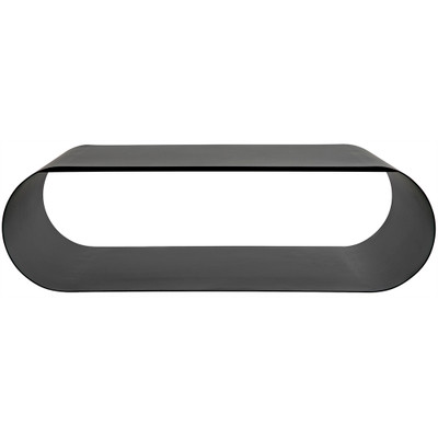 Noir Hera Coffee Table - Black Steel