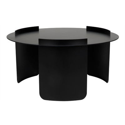 Noir Thor Coffee Table - Black Steel