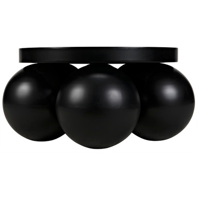 Noir Lambreta Coffee Table - Black Steel