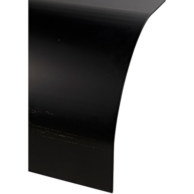 Noir Rosario Coffee Table - Black Steel