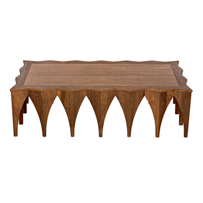 Noir Zelenko Coffee Table - Dark Walnut