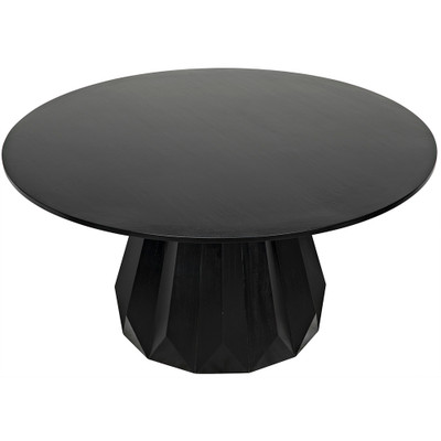 Noir Brosche Dining Table - Hand Rubbed Black