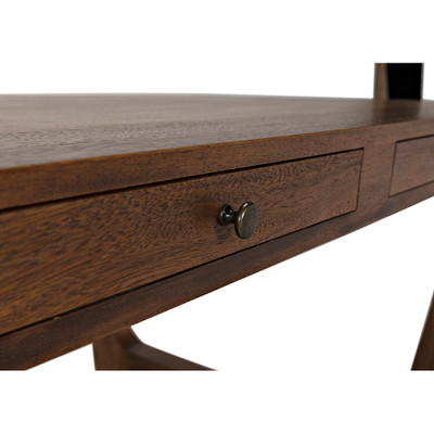 Noir Regal Table/Desk - Dark Walnut