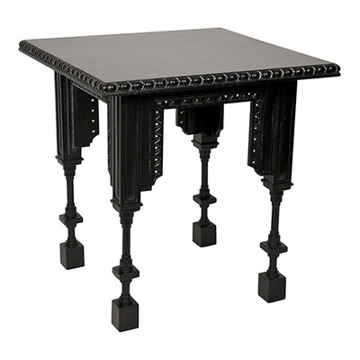 Noir Luxor Side Table - Hand Rubbed Black