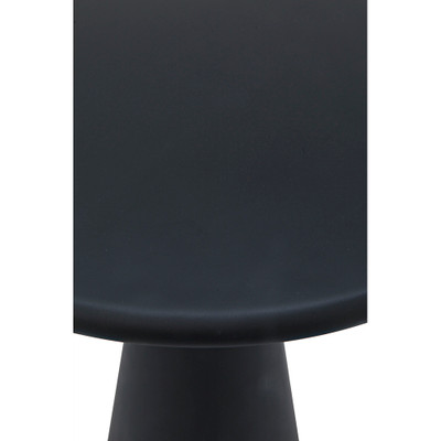 Noir Idiom Side Table - Black Steel