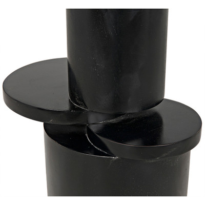 Noir Hugo Side Table - Hand Rubbed Black