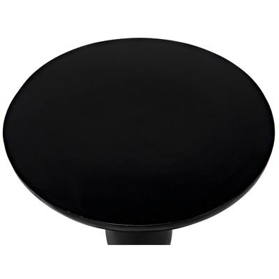 Noir Adonis Side Table - Hand Rubbed Black