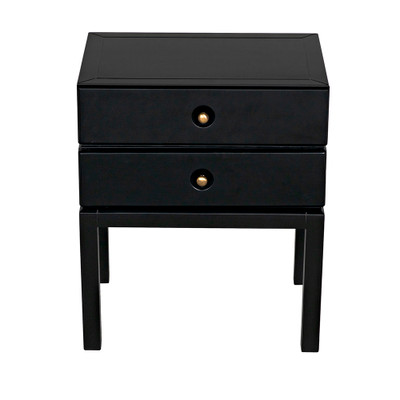 Noir Andras Side Table - Black