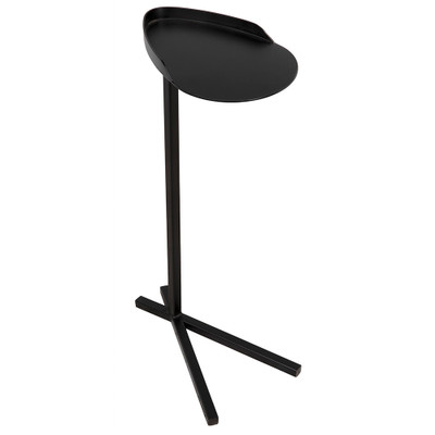 Noir Golem Side Table - Black Steel