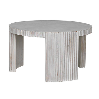 Noir Jgor Side/Coffee Table - White Wash