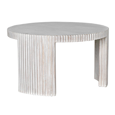 Noir Jgor Side/Coffee Table - White Wash