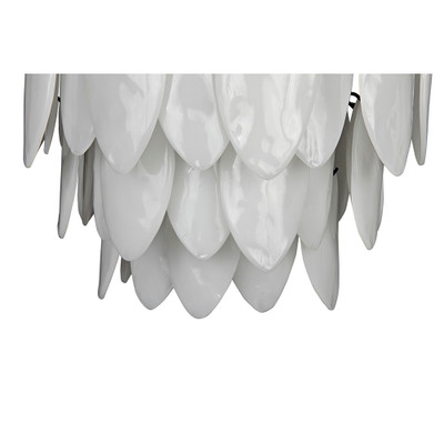 Noir Lotus Chandelier - Medium