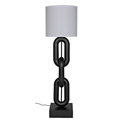 Noir Alcatraz Lamp W/Shade