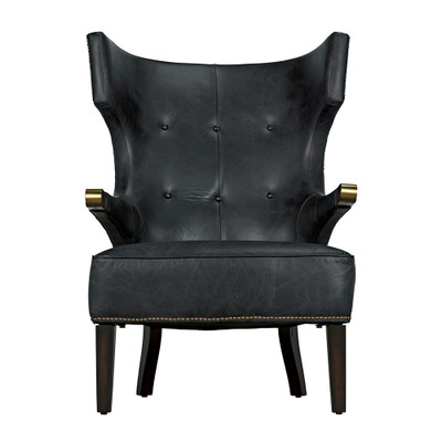 Noir Heracles Chair - Leather