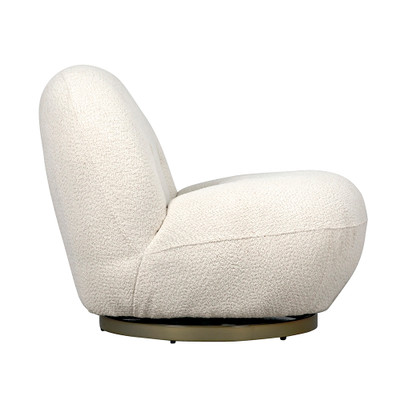 Noir Artemis Chair - Boucle Fabric