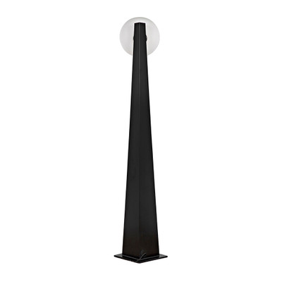 Noir Roy Floor Lamp - Black Metal