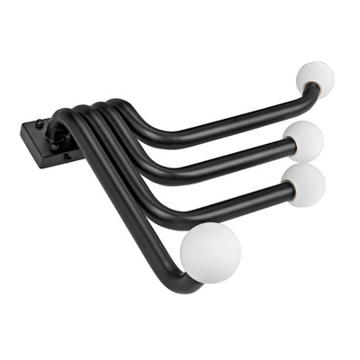 Noir Sweeny Sconce - Black Metal