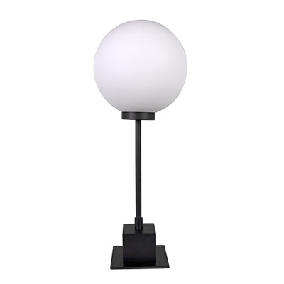 Noir Mond Table Lamp - Black Steel